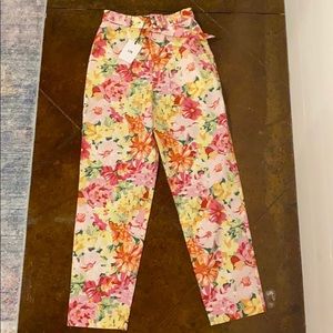 LPA Floral tailored pants